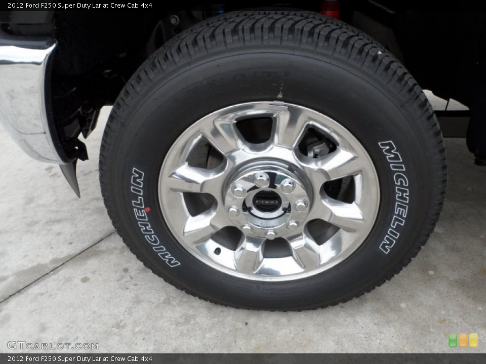2012 Ford F250 Super Duty Lariat Crew Cab 4x4 Wheel and Tire Photo #59849803