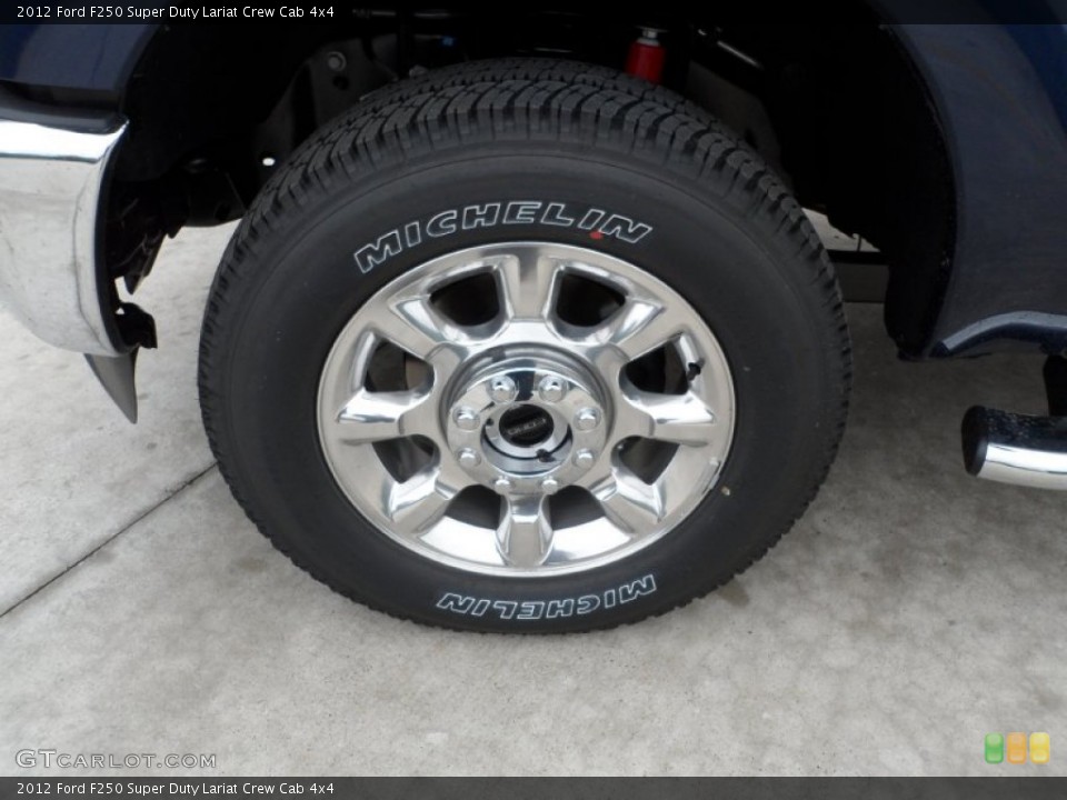 2012 Ford F250 Super Duty Lariat Crew Cab 4x4 Wheel and Tire Photo #59850052