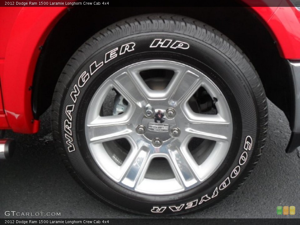 2012 Dodge Ram 1500 Laramie Longhorn Crew Cab 4x4 Wheel and Tire Photo #59851309