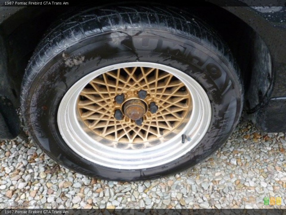 1987 Pontiac Firebird Wheels and Tires