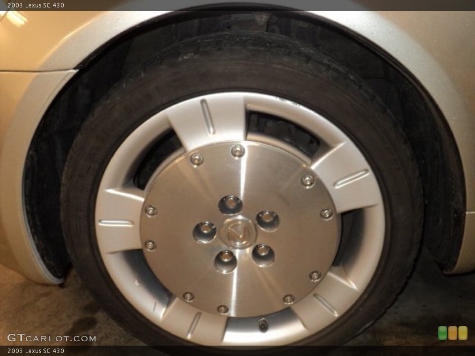 2003 Lexus SC 430 Wheel and Tire Photo #59856064