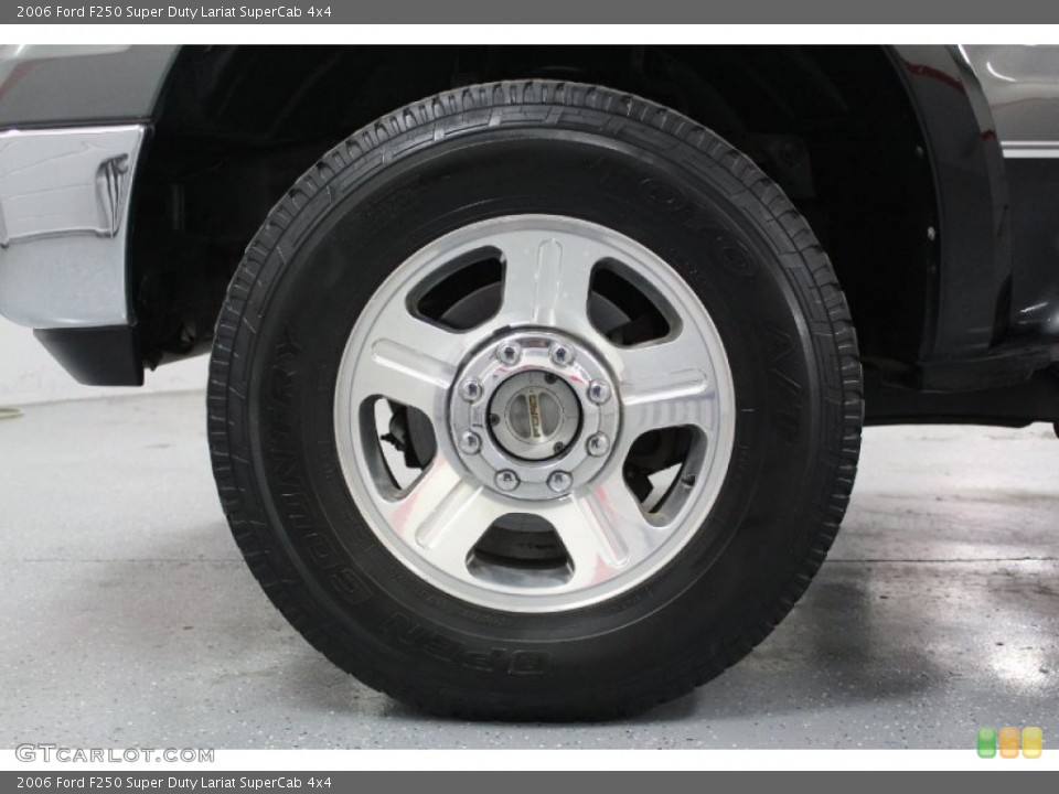 2006 Ford F250 Super Duty Lariat SuperCab 4x4 Wheel and Tire Photo #59861606