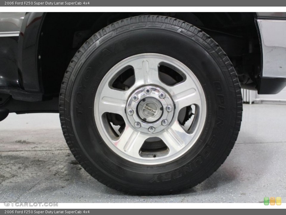 2006 Ford F250 Super Duty Lariat SuperCab 4x4 Wheel and Tire Photo #59861611