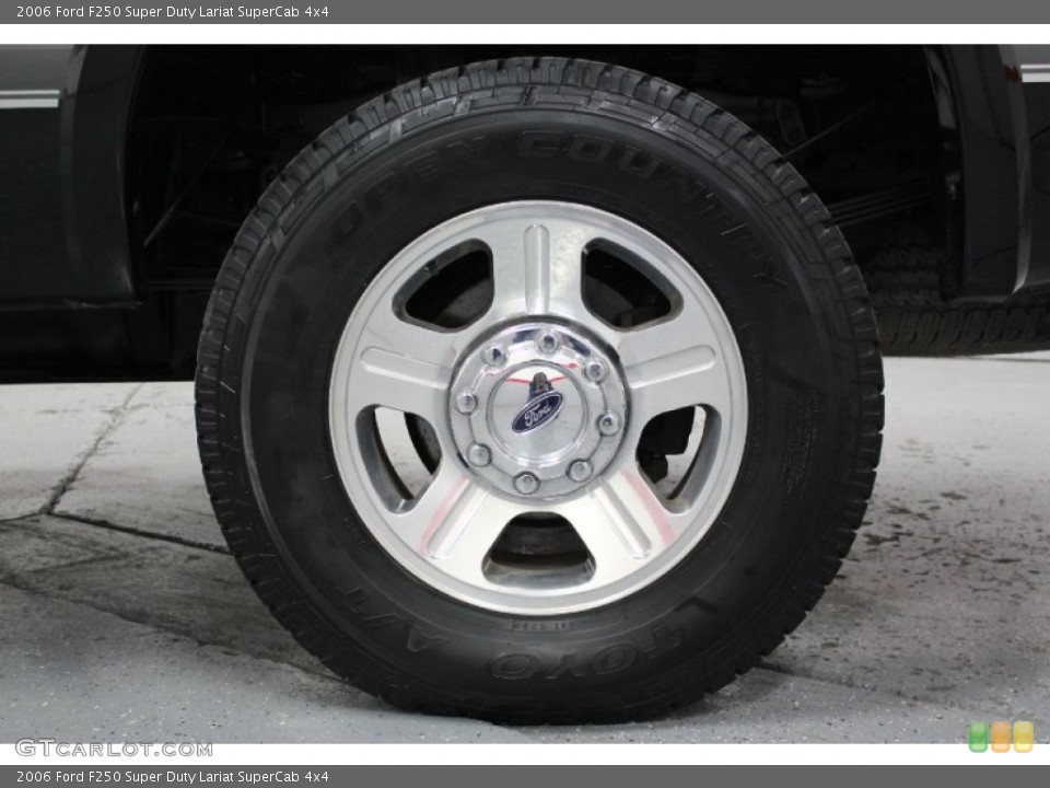 2006 Ford F250 Super Duty Lariat SuperCab 4x4 Wheel and Tire Photo #59861632