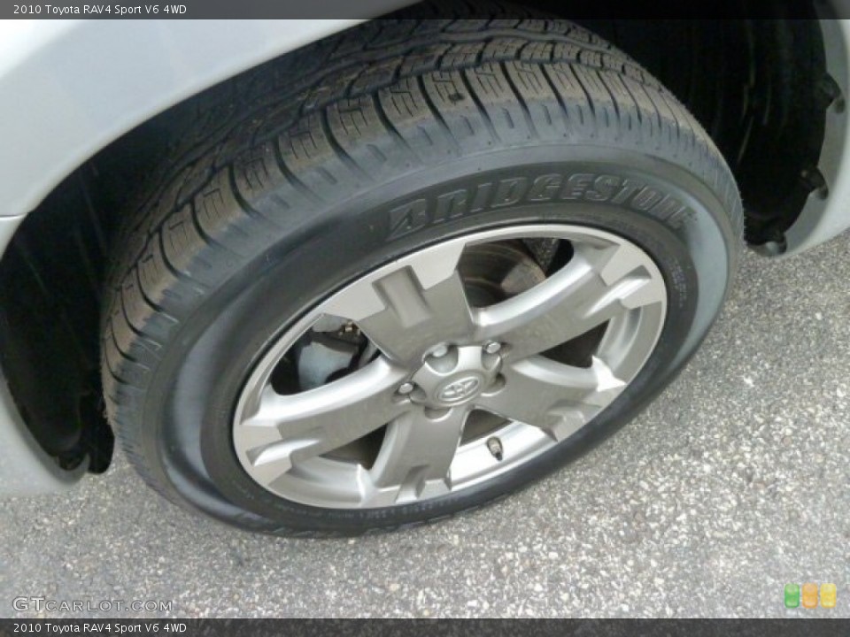 2010 Toyota RAV4 Sport V6 4WD Wheel and Tire Photo #59862319