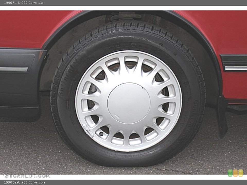 1990 Saab 900 Convertible Wheel and Tire Photo #59863542