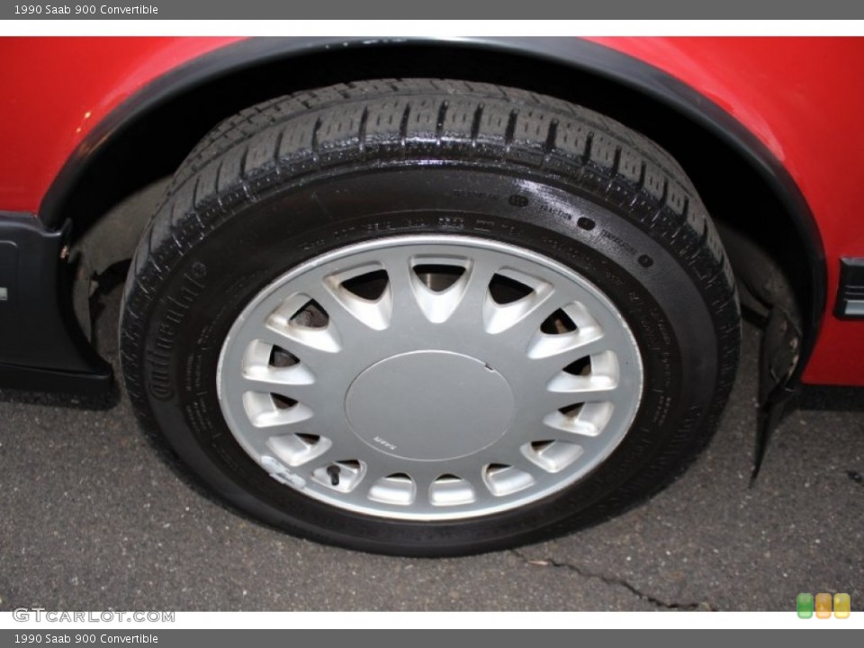 1990 Saab 900 Convertible Wheel and Tire Photo #59863551