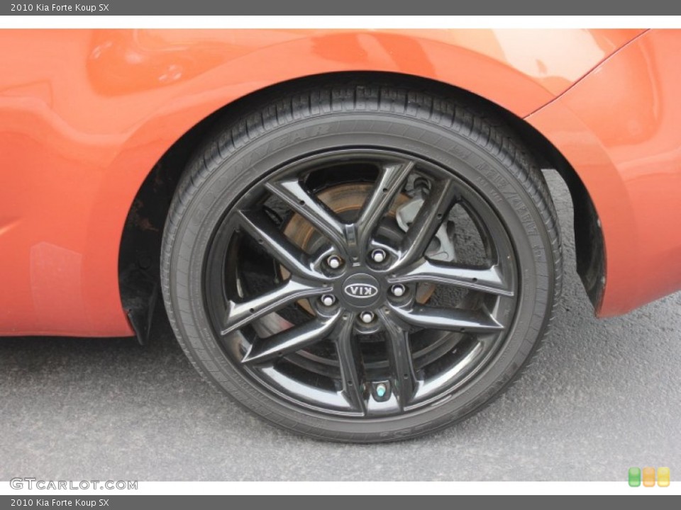 2010 Kia Forte Koup SX Wheel and Tire Photo #59869585