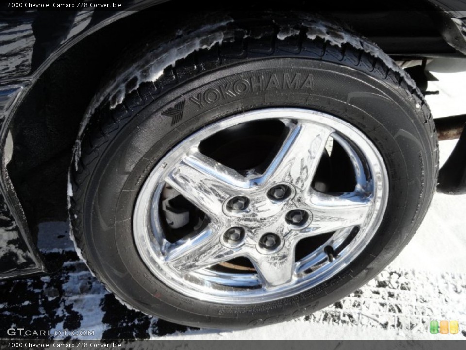 2000 Chevrolet Camaro Z28 Convertible Wheel and Tire Photo #59870796