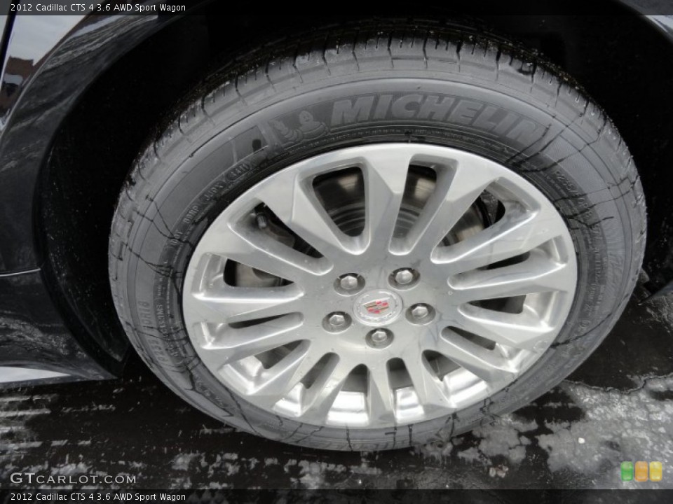 2012 Cadillac CTS 4 3.6 AWD Sport Wagon Wheel and Tire Photo #59871465