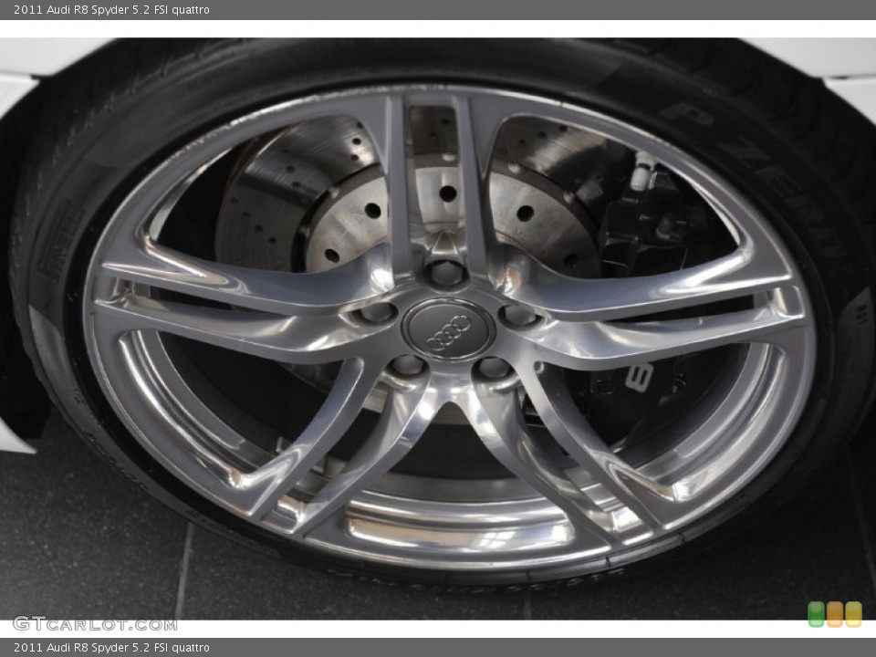 2011 Audi R8 Spyder 5.2 FSI quattro Wheel and Tire Photo #59875958