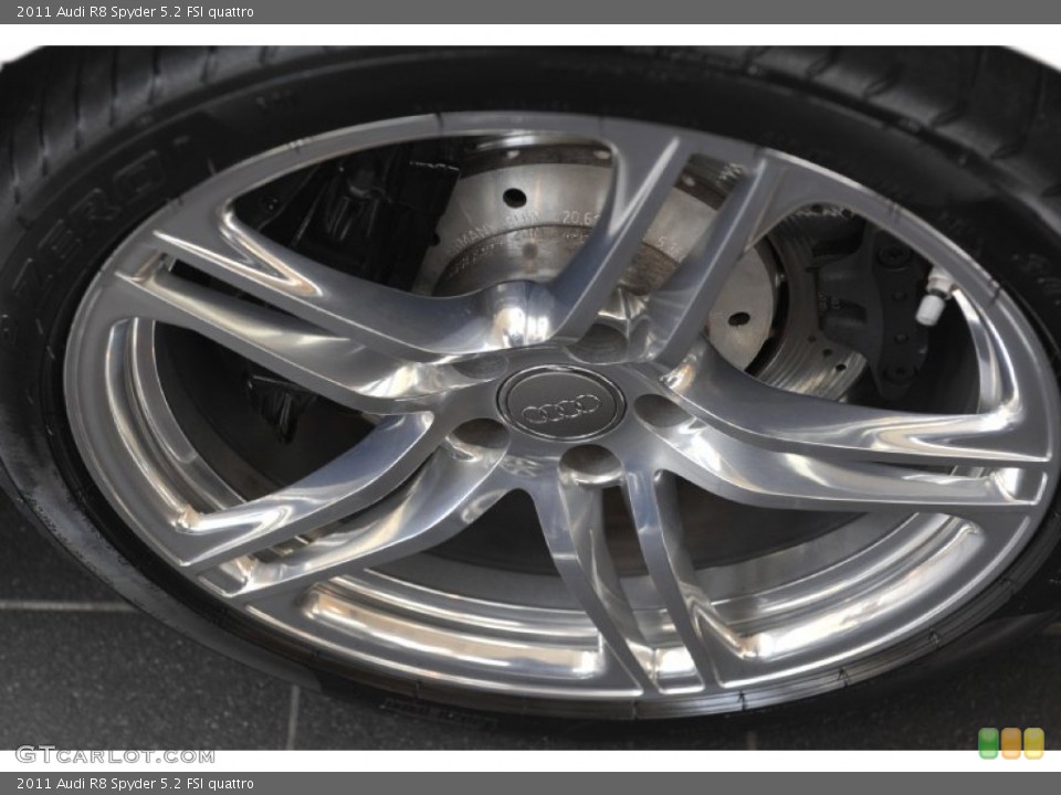 2011 Audi R8 Spyder 5.2 FSI quattro Wheel and Tire Photo #59875970