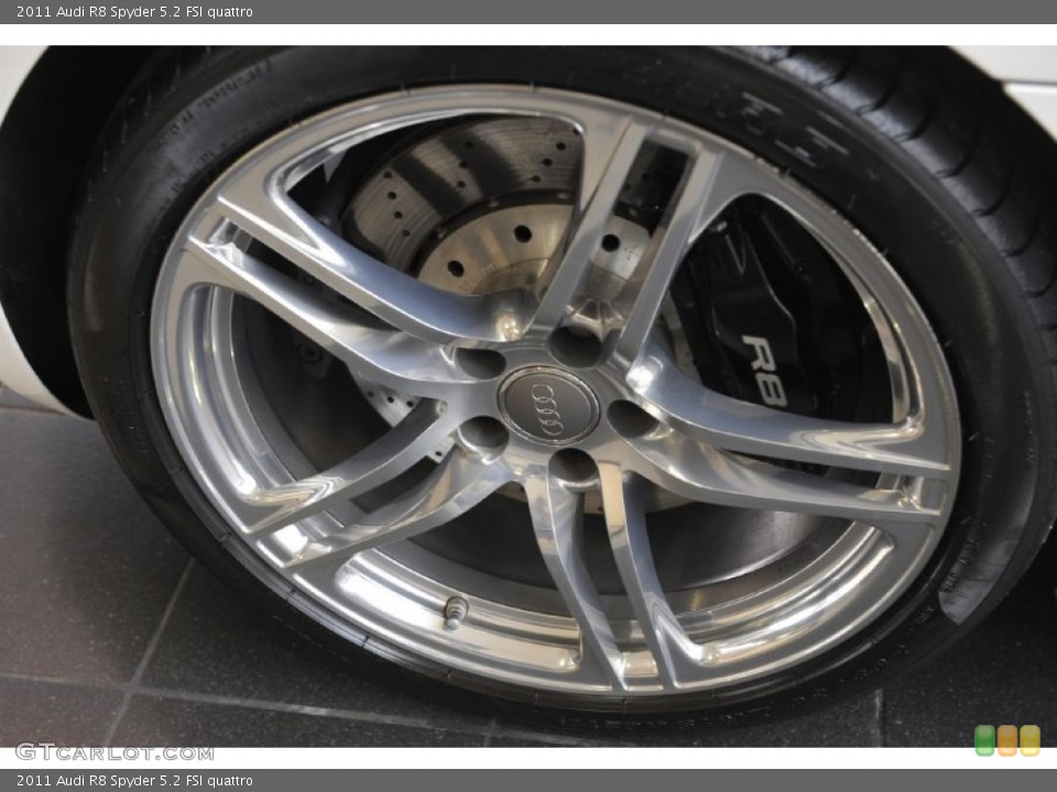 2011 Audi R8 Spyder 5.2 FSI quattro Wheel and Tire Photo #59876003