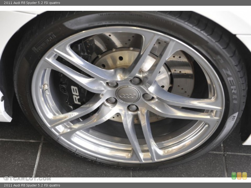 2011 Audi R8 Spyder 5.2 FSI quattro Wheel and Tire Photo #59876009