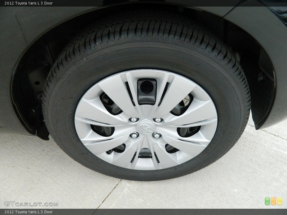 2012 Toyota Yaris L 3 Door Wheel and Tire Photo #59877977