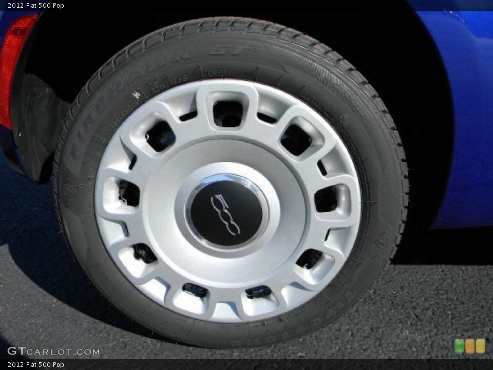 2012 Fiat 500 Pop Wheel and Tire Photo #59878700