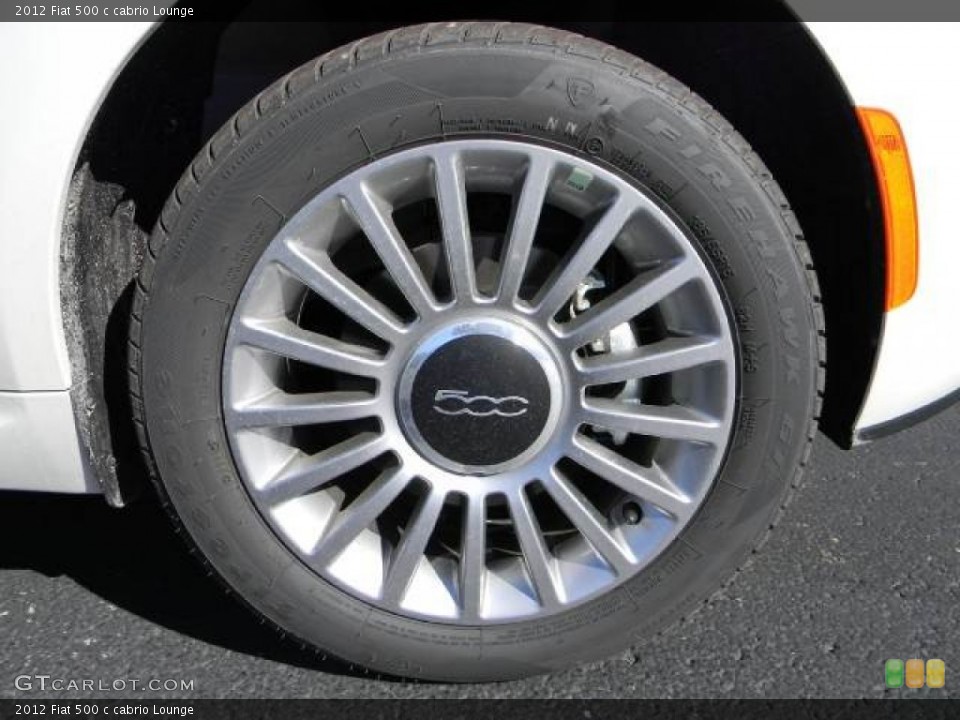 2012 Fiat 500 c cabrio Lounge Wheel and Tire Photo #59879084