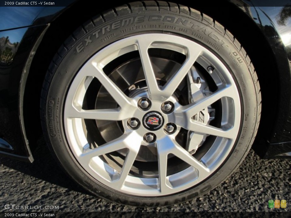 2009 Cadillac CTS -V Sedan Wheel and Tire Photo #59881979