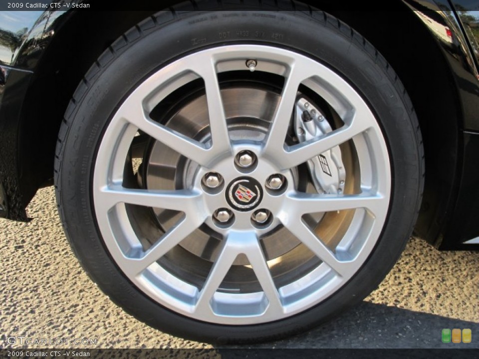2009 Cadillac CTS -V Sedan Wheel and Tire Photo #59881997