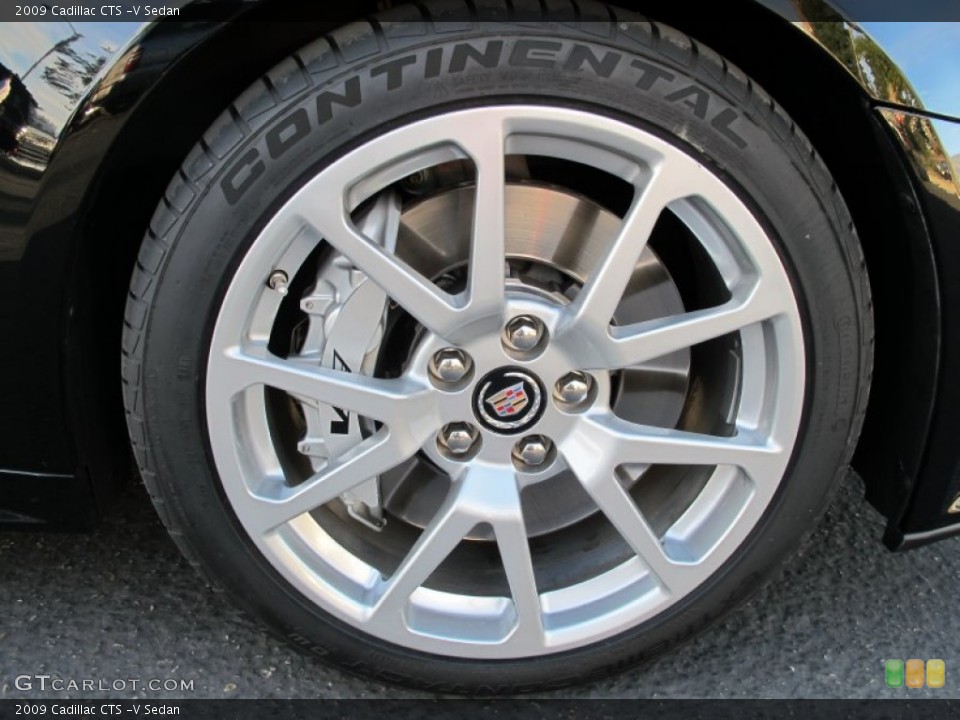 2009 Cadillac CTS -V Sedan Wheel and Tire Photo #59882003