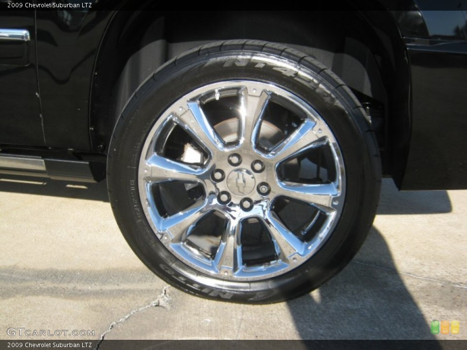 2009 Chevrolet Suburban LTZ Wheel and Tire Photo #59891702