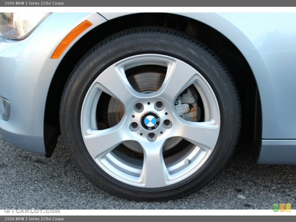 2009 BMW 3 Series 328xi Coupe Wheel and Tire Photo #59895704