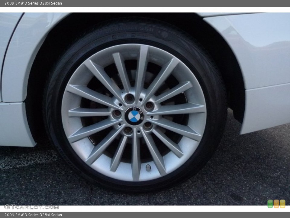2009 BMW 3 Series 328xi Sedan Wheel and Tire Photo #59895803