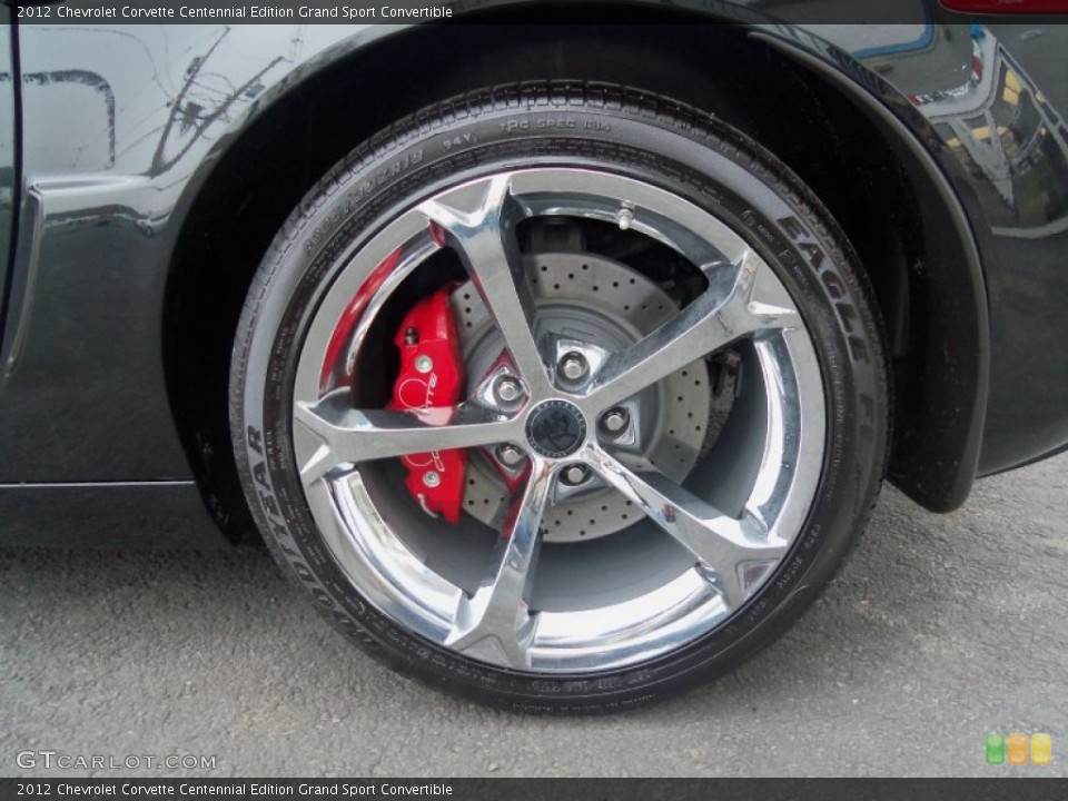 2012 Chevrolet Corvette Centennial Edition Grand Sport Convertible Wheel and Tire Photo #59897215