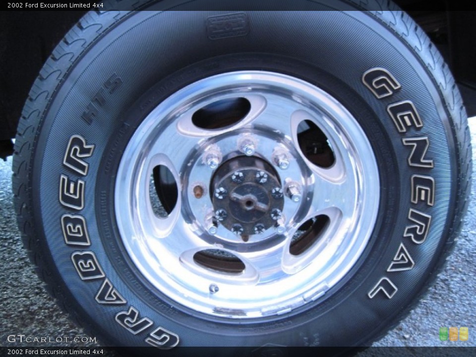 2002 Ford Excursion Limited 4x4 Wheel and Tire Photo #59897801