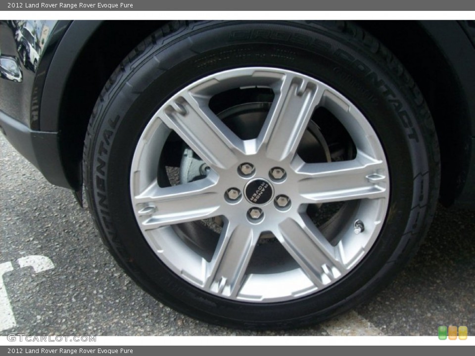 2012 Land Rover Range Rover Evoque Pure Wheel and Tire Photo #59899379