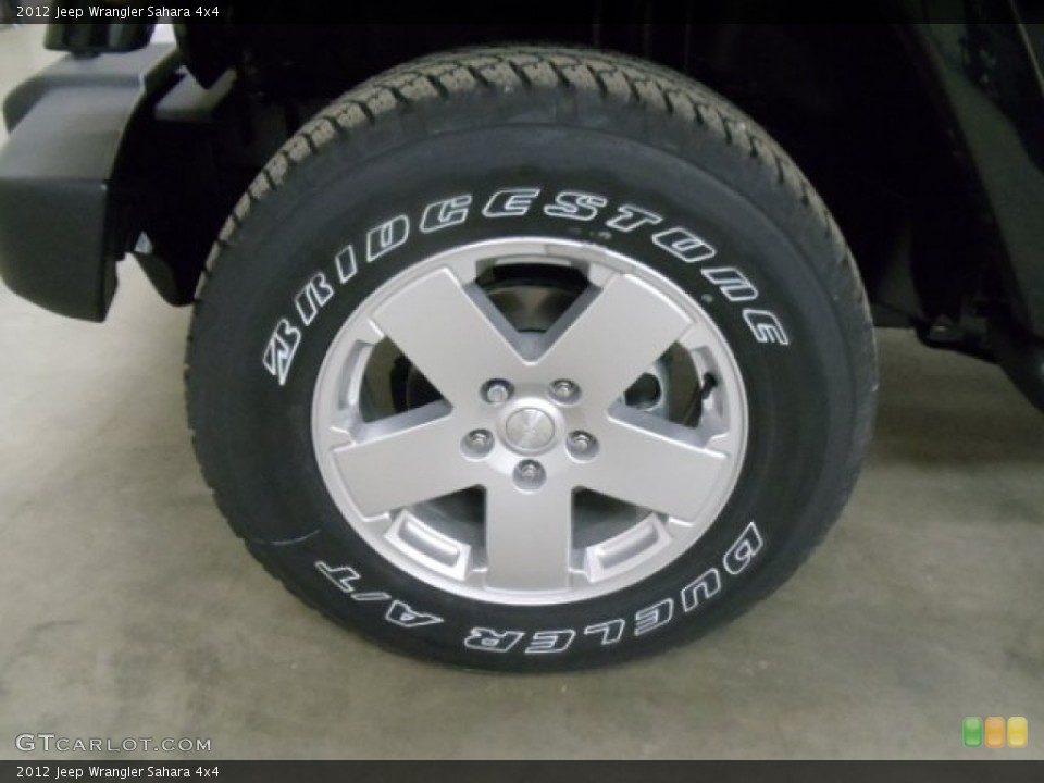 2012 Jeep Wrangler Sahara 4x4 Wheel and Tire Photo #59903651