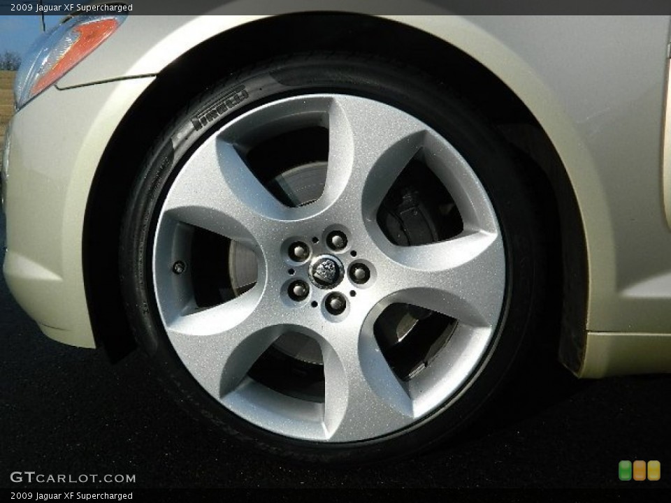 2009 Jaguar XF Supercharged Wheel and Tire Photo #59907974
