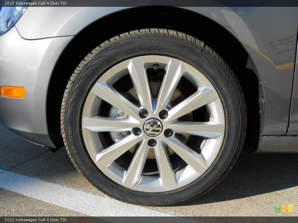 2012 Volkswagen Golf 4 Door TDI Wheel and Tire Photo #59908909