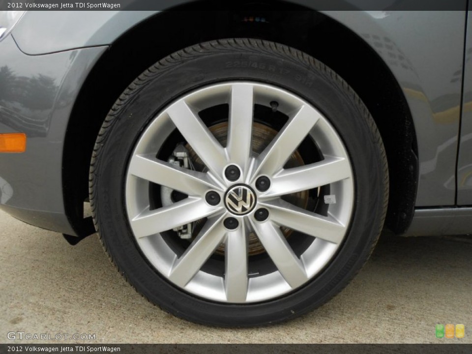 2012 Volkswagen Jetta TDI SportWagen Wheel and Tire Photo #59909147