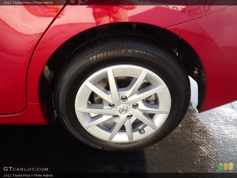 2012 Toyota Prius v Three Hybrid Wheel and Tire Photo #59911364