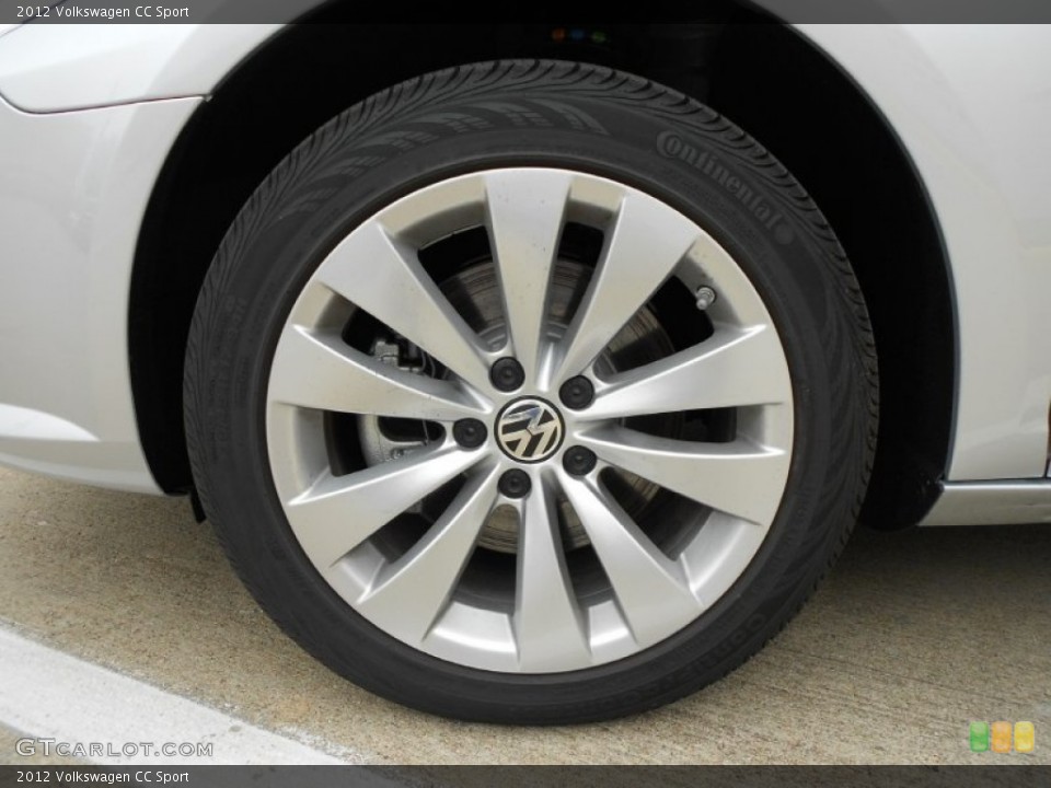 2012 Volkswagen CC Sport Wheel and Tire Photo #59911854