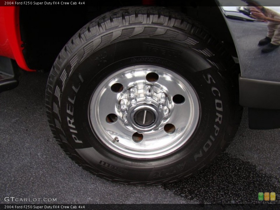 2004 Ford F250 Super Duty FX4 Crew Cab 4x4 Wheel and Tire Photo #59915972