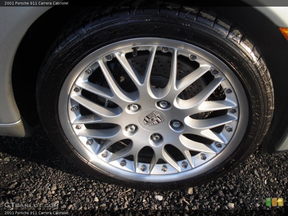 2001 Porsche 911 Carrera Cabriolet Wheel and Tire Photo #59926376