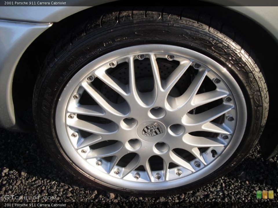 2001 Porsche 911 Carrera Cabriolet Wheel and Tire Photo #59926385