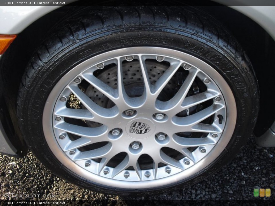 2001 Porsche 911 Carrera Cabriolet Wheel and Tire Photo #59926403