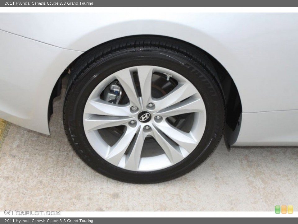 2011 Hyundai Genesis Coupe 3.8 Grand Touring Wheel and Tire Photo #59933822