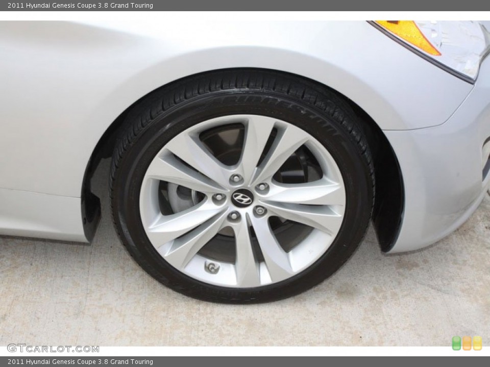 2011 Hyundai Genesis Coupe 3.8 Grand Touring Wheel and Tire Photo #59933831