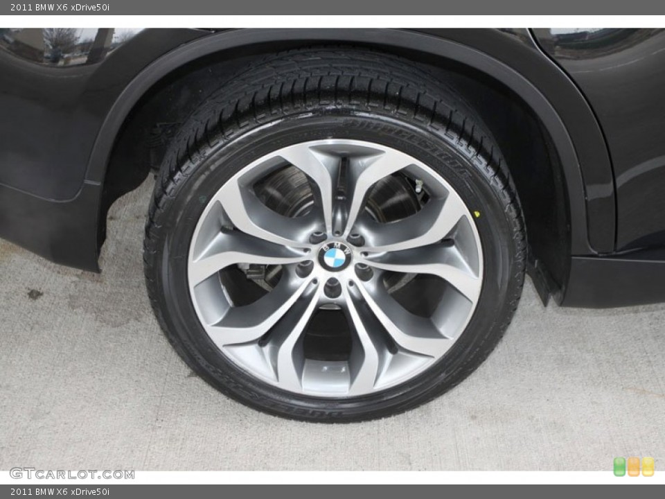 2011 BMW X6 xDrive50i Wheel and Tire Photo #59934371