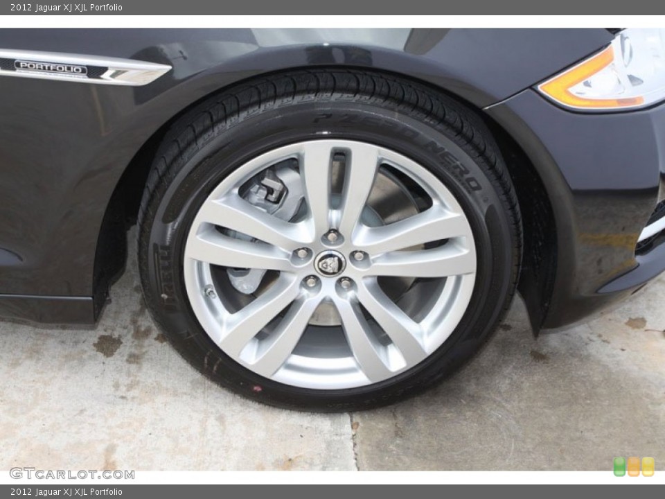 2012 Jaguar XJ XJL Portfolio Wheel and Tire Photo #59935928