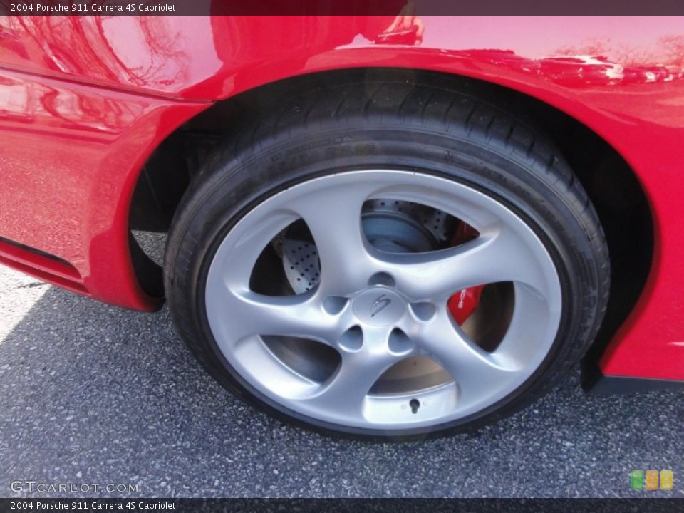 2004 Porsche 911 Carrera 4S Cabriolet Wheel and Tire Photo #59936978