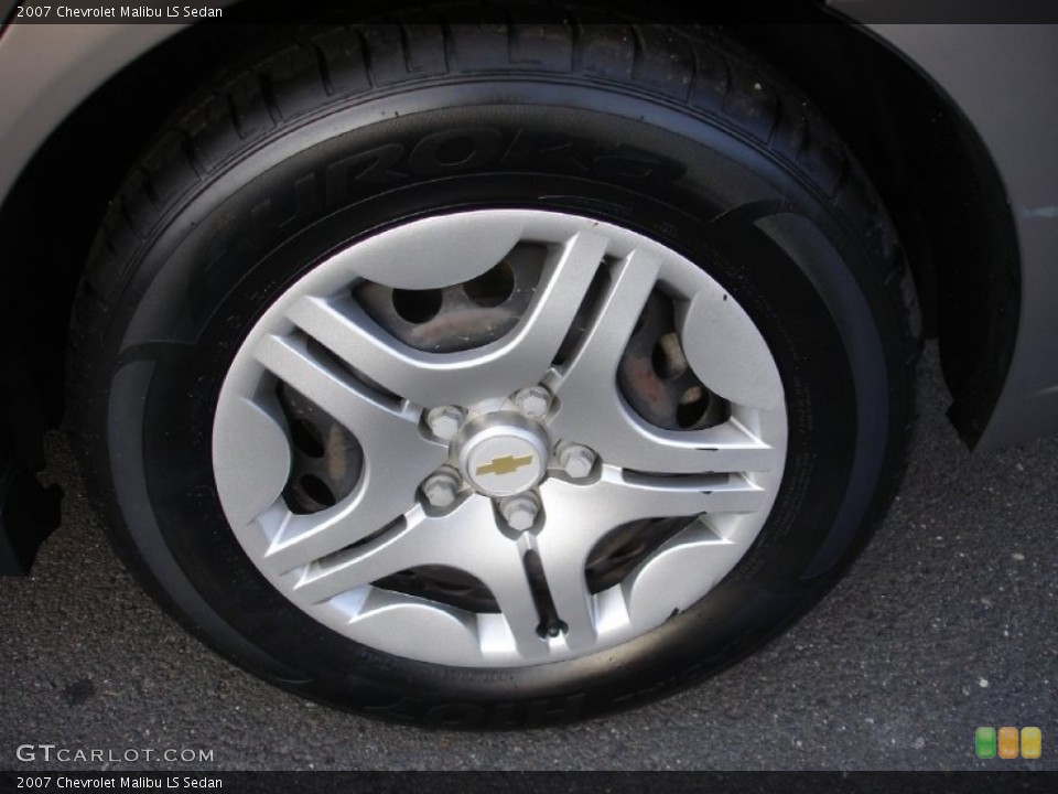 2007 Chevrolet Malibu LS Sedan Wheel and Tire Photo #59938823