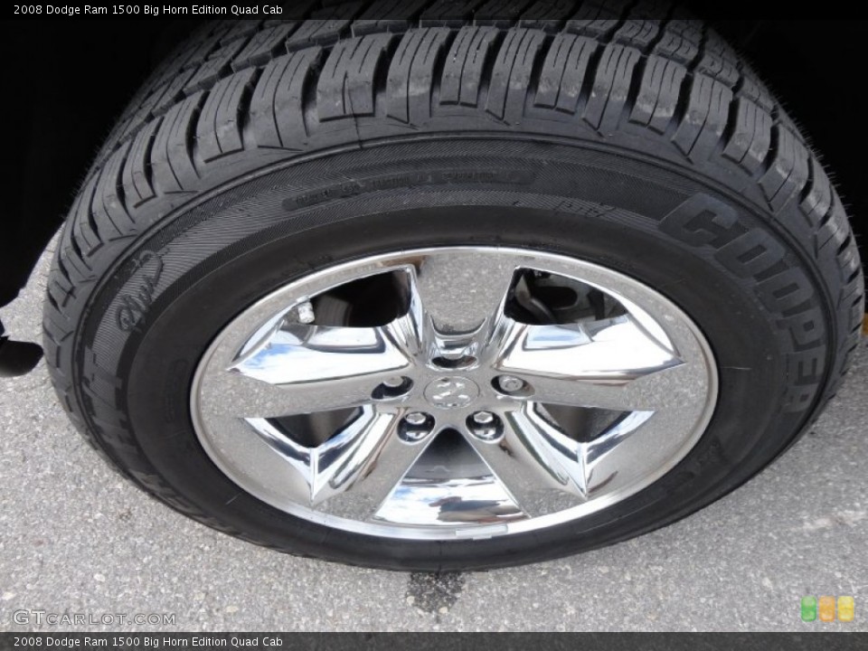 2008 Dodge Ram 1500 Big Horn Edition Quad Cab Wheel and Tire Photo #59945783