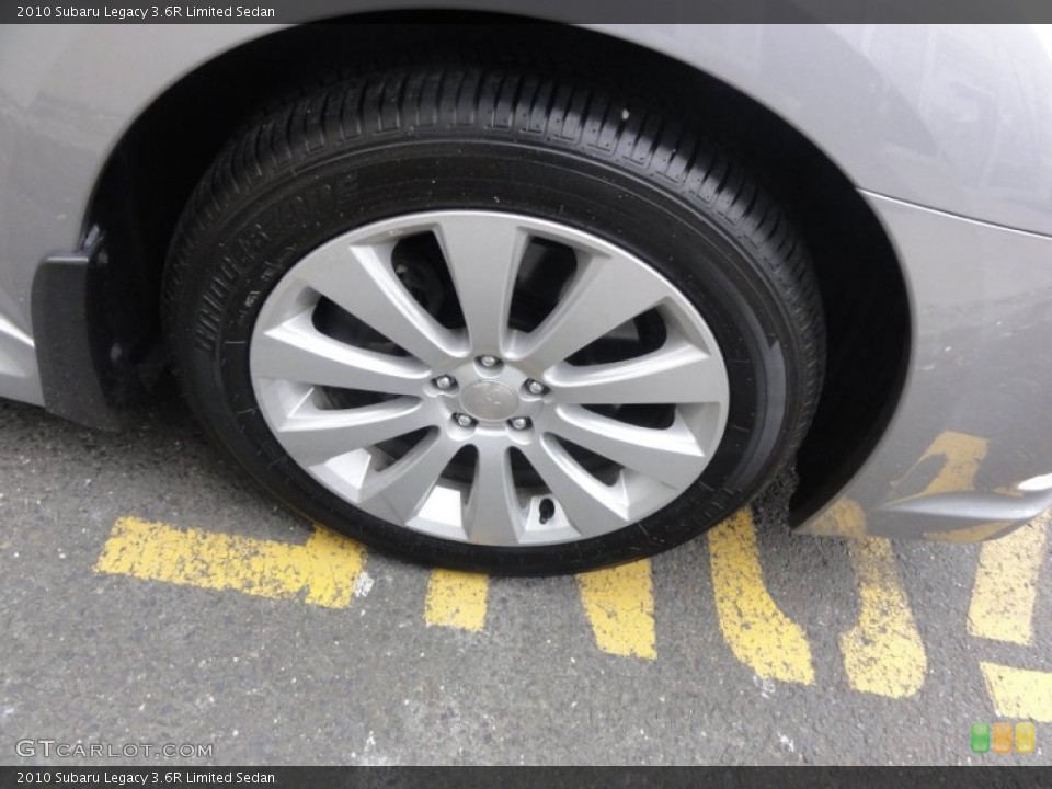 2010 Subaru Legacy 3.6R Limited Sedan Wheel and Tire Photo #59950125