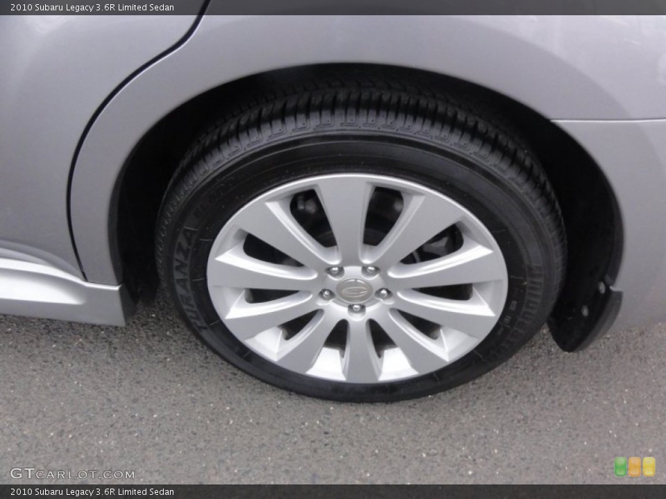 2010 Subaru Legacy 3.6R Limited Sedan Wheel and Tire Photo #59950143