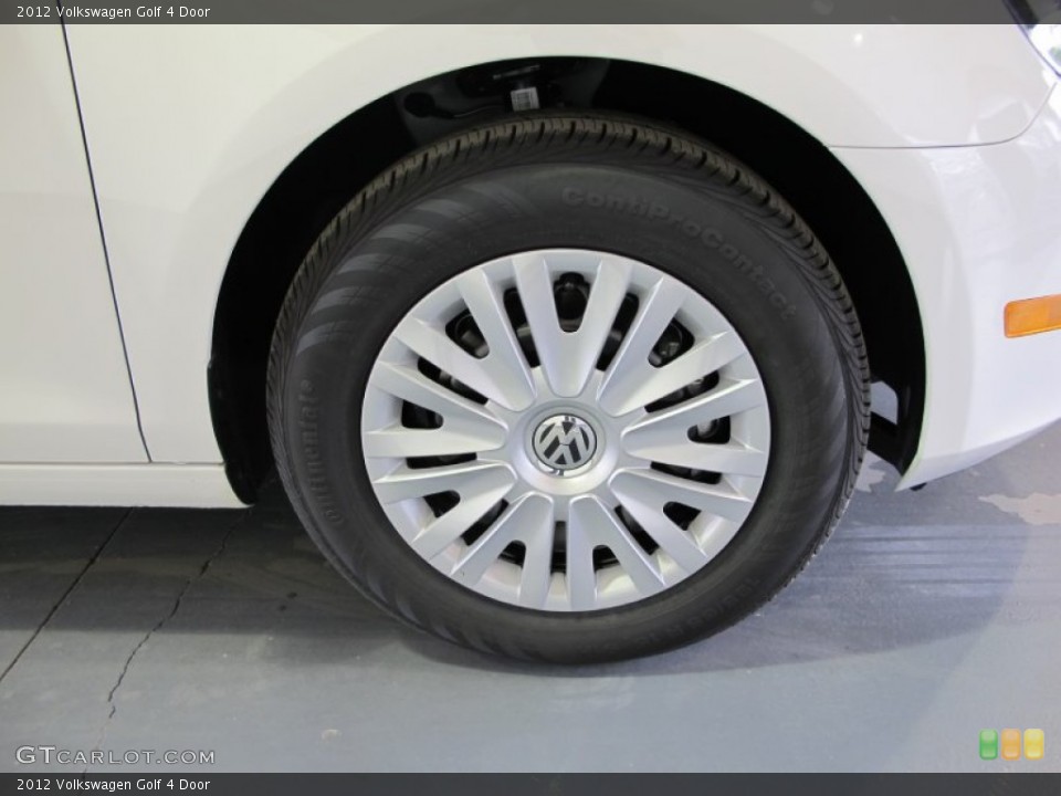 2012 Volkswagen Golf 4 Door Wheel and Tire Photo #59952381